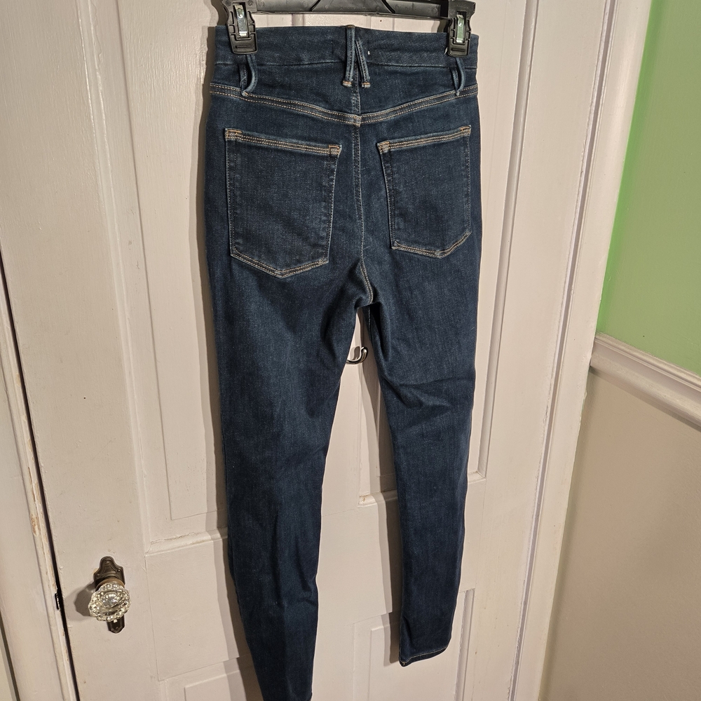 Good American Dark Blue Skinny Jeans - Picture 4 of 8